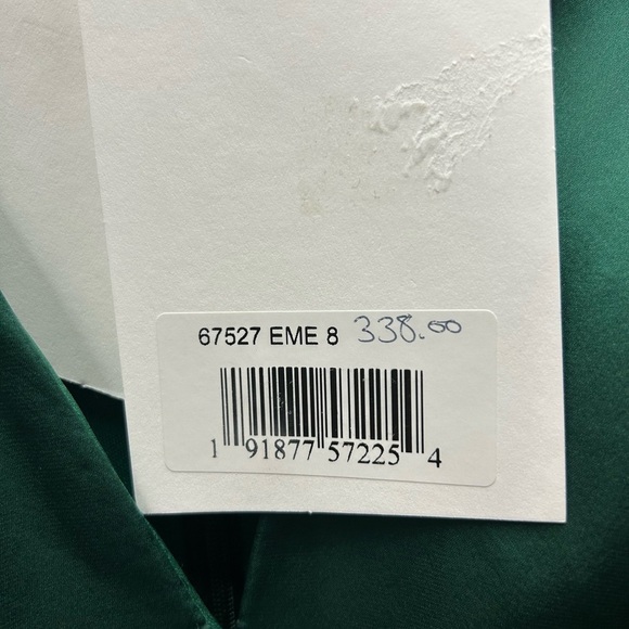 IEENA FOR MAC DUGGAL 67527
Plunge Neck Satin A-Line Dress - Picture 8 of 8